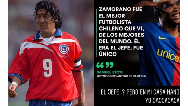 María Alberto trolea a su marido Iván Zamorano