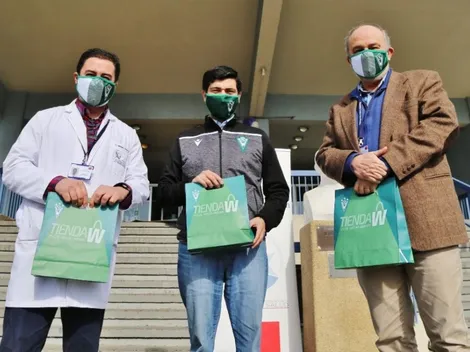 Bonito: Wanderers dona mascarillas a hospital de Valparaíso
