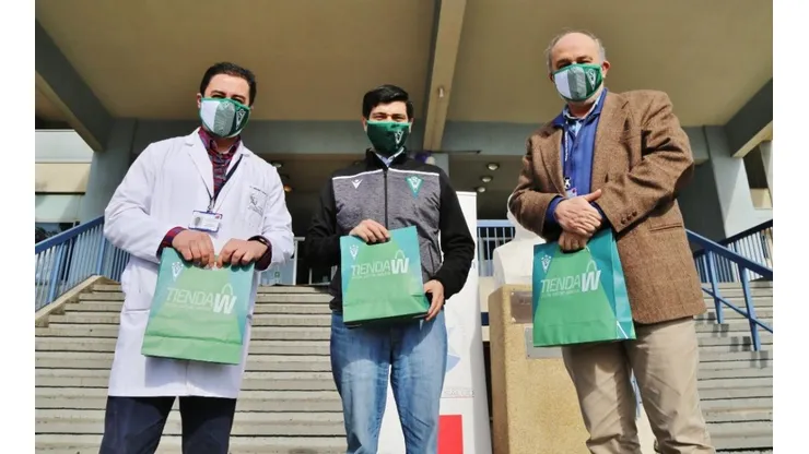 Santiago Wanderers hace importante donación a un hospital de Valparaíso