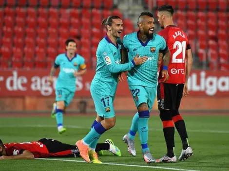 ¡Gigante! Gol de Vidal pavimenta triunfo del Barça