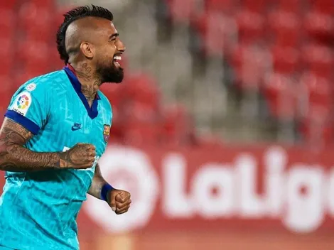 Prensa española se rinde a los pies de Vidal por su gol al Mallorca