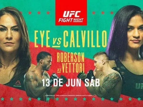 Ver EN VIVO UFC Fight Night y la estelar Eye vs Calvillo en Las Vegas