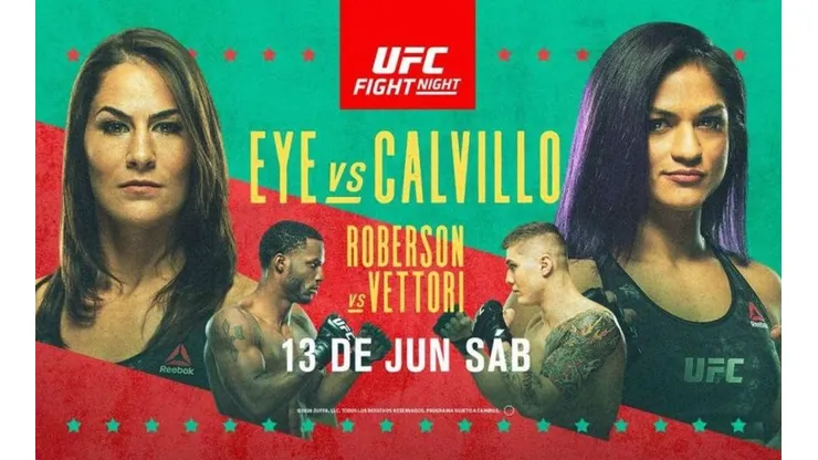 La noche de pelea estará enfocada por segunda semana consecutiva en un combate femenino.