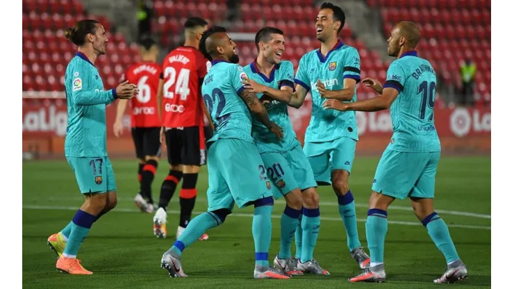 Arturo Vidal abrió el camino de la victoria del Barcelona ante el Mallorca