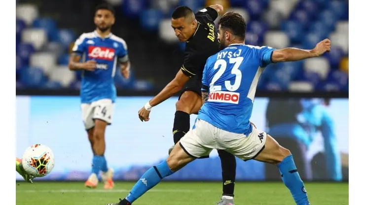 Alexis Sánchez ingresó bien, pero no pudo anotar en Inter