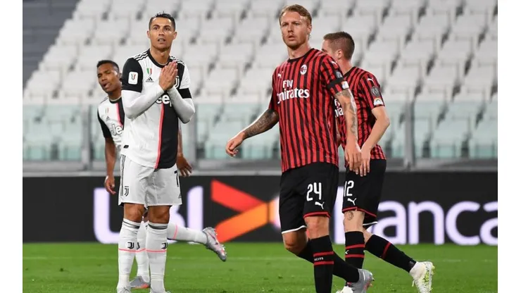 Cristiano Ronaldo falló un penal para Juventus ante Milan