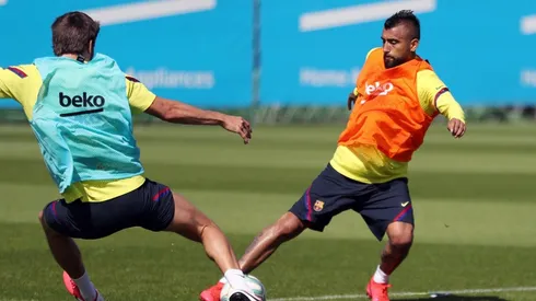 Arturo Vidal y el Barcelona vuelven a la Liga de España este sábado, visitando al Mallorca.