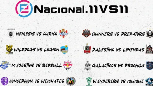 Fechas 17 y 18 del eNacional.11vs11 de PES 2020