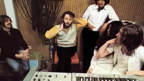 The Beatles en pleno proceso creativo.