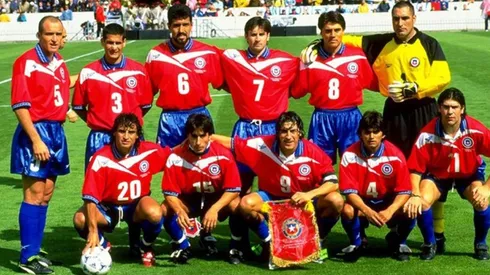 El equipazo de Chile contra Italia en Francia 98.