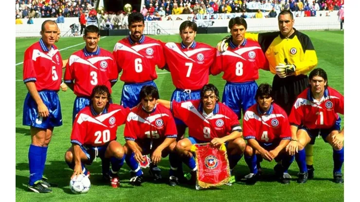 El equipazo de Chile contra Italia en Francia 98.