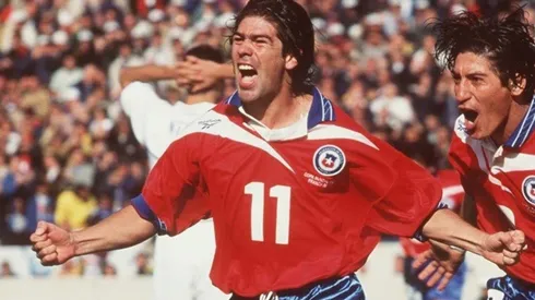 Marcelo Salas con la cara llena de gol. Matador vivió una jornada consagratoria hace 22 años
