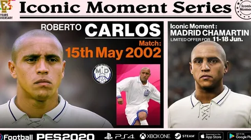 Leyendas del Real Madrid en los Iconic Moment de PES 2020