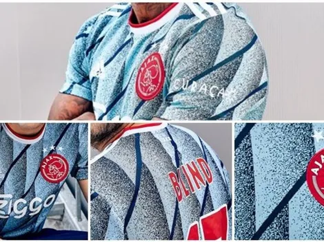 Ajax revela extraordinaria camiseta con diseño noventero