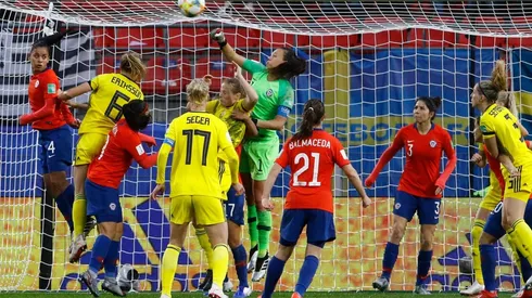 Chile y Suecia en el Mundial de Francia 2019.