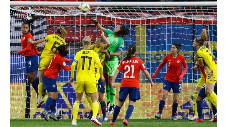 Chile y Suecia en el Mundial de Francia 2019.