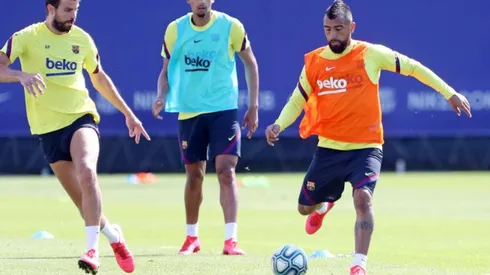 Arturo Vidal se concentra en una sola cosa: ser campeón con Barcelona