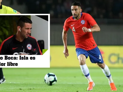 Olé aleona a Boca: "Atento, Mauricio Isla es jugador libre"