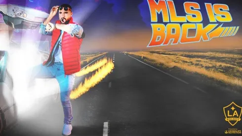 Los Angeles Galaxy celebraron el regreso de la MLS con "Volver al futuro"