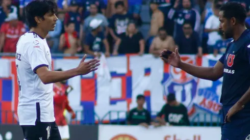 Matías Fernández y Jean Beausejour se saludan en la final de Copa Chile