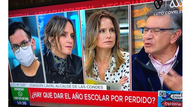 Las animadores y Joaquín Lavín compartieron sin mascarillas en el set de "Mucho Gusto".