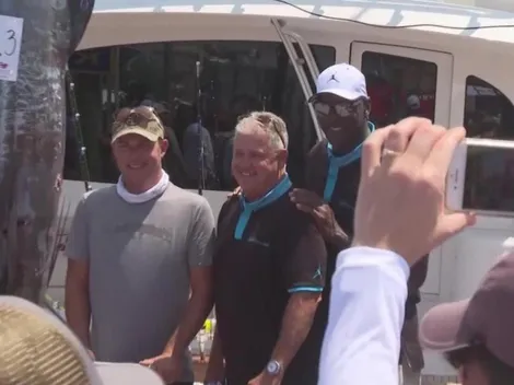Michael Jordan atrapa pez espada de 200 kilos en torneo de pesca