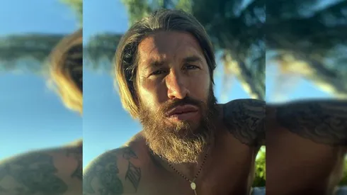 Sergio Ramos con barba.