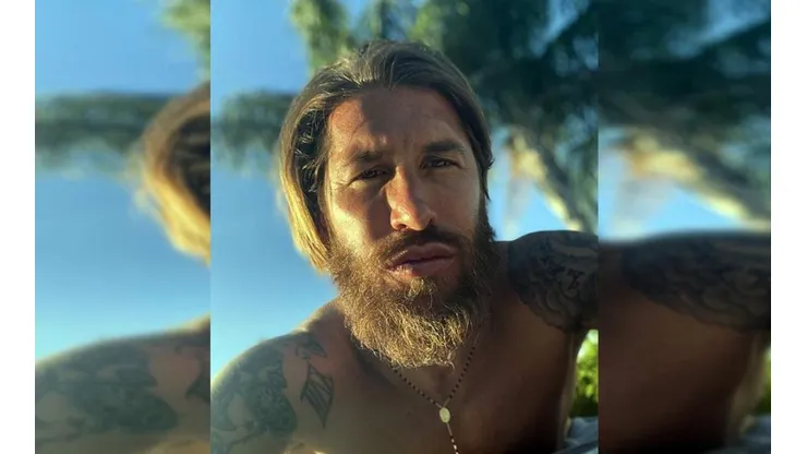 Sergio Ramos con barba.