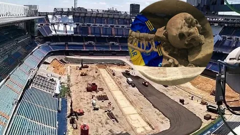 ¿Un esqueleto de Boca Juniors en el Bernabéu?