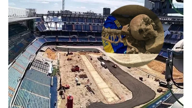 ¿Un esqueleto de Boca Juniors en el Bernabéu?