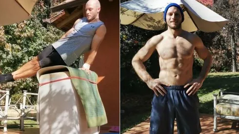 Juan Raffo es seleccionado chileno de gimnasia y estudiante de séptimo año de medicina, y se las ha ingeniado para entrenar durante la cuarentena