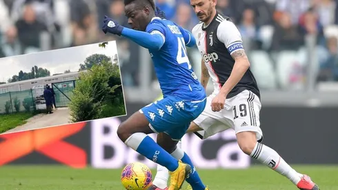 Mario Balotelli ante la Juventus