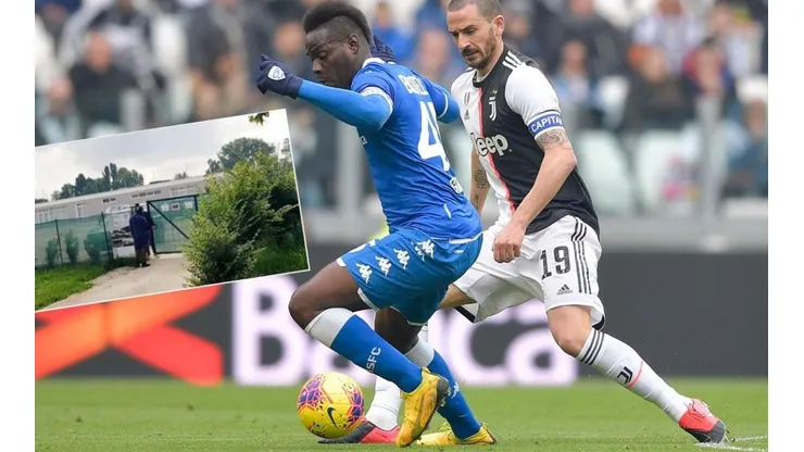 Mario Balotelli ante la Juventus