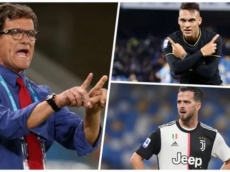 Capello aprueba el fichaje de Lautaro y Pjanic al Barcelona