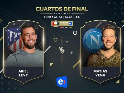 Ver EN VIVO a Ariel Levy vs Matías Vega por los cuartos de final del Torneo eSports Celebrity