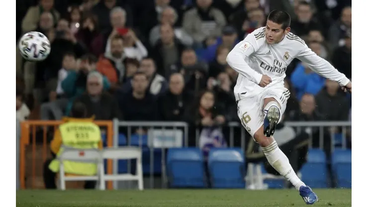 James ha jugado muy pocos minutos en el Madrid
