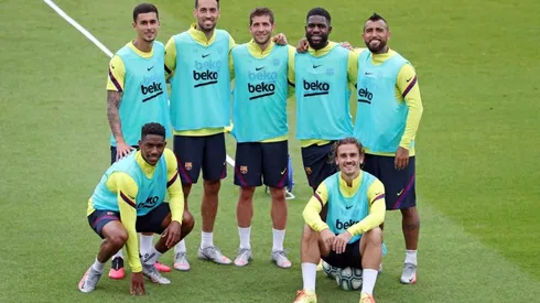 Arturo Vidal espera ser titular este sábado en el duelo entre Barcelona y Mallorca por La Liga española