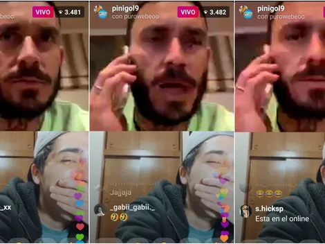 Pinilla sufre terrible paqueo de su señora en IG Live