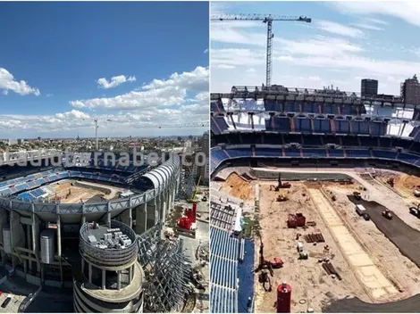 Así se ve: Real Madrid ya cava el pozo de 30 metros en el Bernabéu
