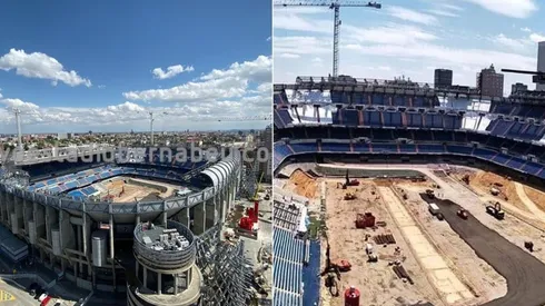El estadio Santiago Bernabéu del Real Madrid.