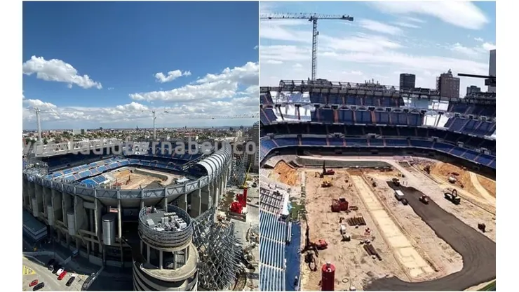 El estadio Santiago Bernabéu del Real Madrid.