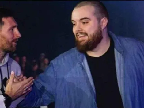 Kun Agüero le consigue el perdón de Messi a Ibai