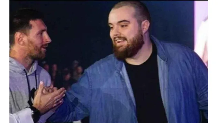 Ibai saluda a Messi de mala forma en un evento