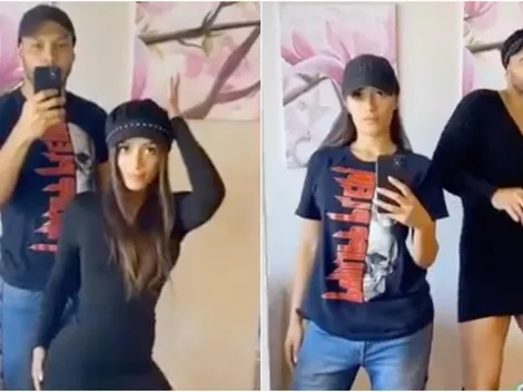 Seba Roco sorprende con hilarante Tik Tok con su polola Lorena Galvez