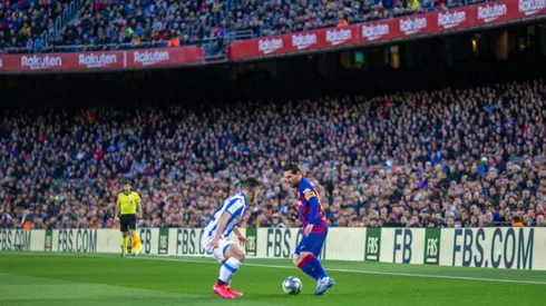 Lionel Messi volvió a la cancha del Camp Nou por primera vez tras la pandemia del coronavirus