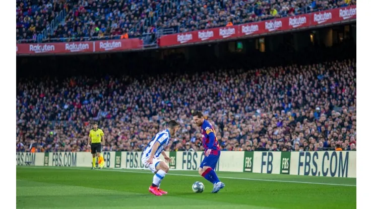 Lionel Messi volvió a la cancha del Camp Nou por primera vez tras la pandemia del coronavirus