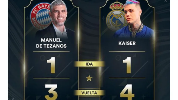 Kaiser se impuso a Manuel De Tezanos y avanzó a semifinales del Torneo eSports Entel Celebrity