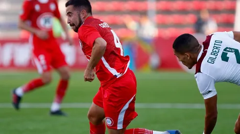 Fernando Cordero ante Fluminense en la Copa Sudamericana