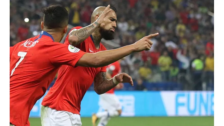 Arturo Vidal en la selección chilena.