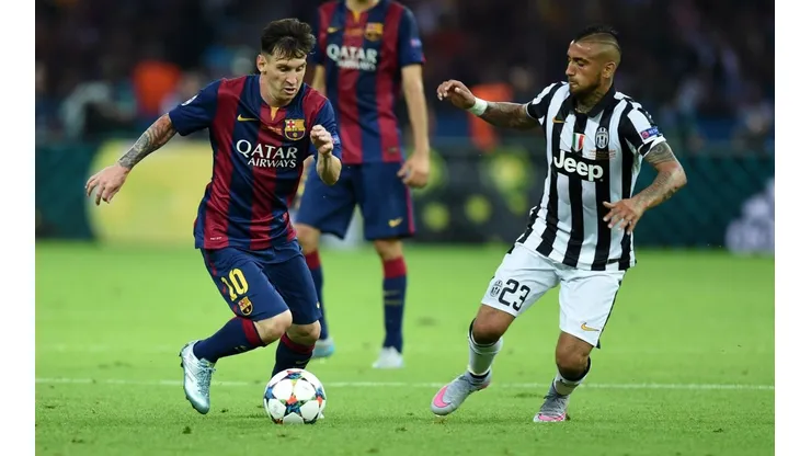 Vidal jugó casi todo el partido condicionado